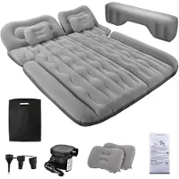 OEM Materassino gonfiabile per auto, dimensioni 180x140 cm, con pompa e 2 cuscini