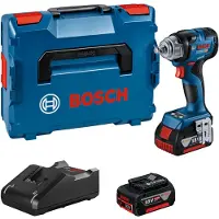 Bosch Professional 06019L5003 Professional GDS 18V-330 HC Akku-Schlagbohrschrauber-Set 18,0 V, mit 2 Akkus