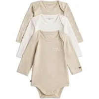 Tommy Hilfiger Tutina / body per bambino 'ESSENTIAL' beige sfumato / offwhite
