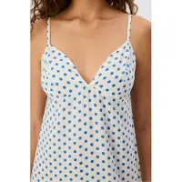 Pentik Camicia da notte 'Vacation Nachthemd mit Punktmuster' ocra