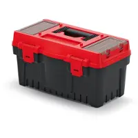 Prosperplast Kufr na nářadí EVO 476x260x256 mm - barva: červená