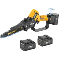 OEM Mini motosega, motore brushless, alimentata a batteria, modello CS-2, colore giallo