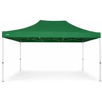 Ambitent Tetto di ricambio per gazebo pieghevole ALU 3x4,5 m – PVC 450 g/m², impermeabile, senza struttura - Verde