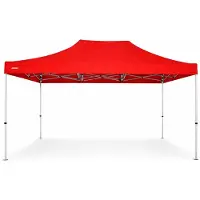 Ambitent Tetto di ricambio per gazebo pieghevole ALU 3x4,5 m – PVC 450 g/m², impermeabile, senza struttura - Rosso