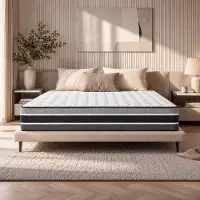 OEM Materasso in schiuma a celle aperte a 7 zone, dimensioni 140x200 cm, altezza 30 cm, con lato estivo e lato invernale