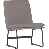 Merkloos Poltrona relax confortevole color tortora con schienale inclinato