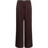 Object Pantaloni con pieghe 'OBJChilli' marrone scuro