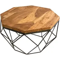 Invicta Tavolino da salotto 70 cm in legno, design moderno per il soggiorno. ACQUISTA ORA