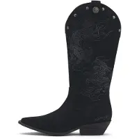 Ed Hardy Stivale da cowboy nero