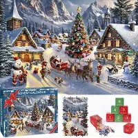 Merkloos Calendario dell'Avvento a puzzle per Natale 2026
