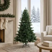 Syfax Albero di Natale Artificiale con Rami Pieghevoli 120 cm