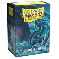 Dragon Shield Bustine Per Carte Blu Notte Opaco 100 Bustine