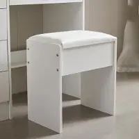 Merkloos Portaspezie per tavolo da trucco, colore bianco