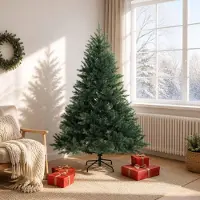Syfax Albero di Natale Artificiale con Rami Pieghevoli 180 cm
