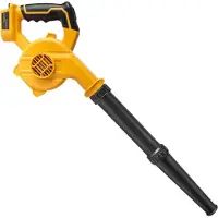 LTPRTZ Soffiatore a batteria - Soffiatore elettrico - Cura del giardino - Compatibile con batterie da 18V - 3,5 m³/min - Nero e giallo