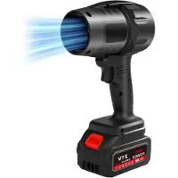 LTPRTZ Accu Bladblazer - Soffiatore elettrico - Per la pulizia del giardino - Velocità regolabile - 800 Watt - Compatto