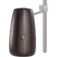 LTPRTZ Regenton - Serbatoio di accumulo dell'acqua - Per l'irrigazione del giardino - Design resistente al gelo - 200 litri - Colore marrone (moka)