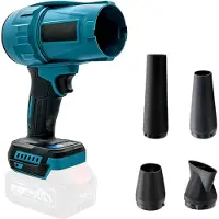 LTPRTZ Soffiatore portatile - Soffiante manuale per polvere - Potente pulizia - Controllo continuo della velocità - Lunghezza: 345 cm - Colore: blu