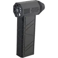 LTPRTZ Potente soffiatore a batteria - Mini soffiatore d'aria - Ideale per la pulizia - Velocità di 130.000 giri al minuto - Ricarica tramite USB-C - Colore: nero