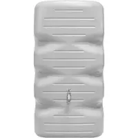 LTPRTZ Serbatoio per giardino - Waterton - Sistema di raccolta dell'acqua piovana - Tre raccordi filettati - 340 litri - Grigio cemento