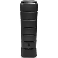 LTPRTZ Serbatoio per acqua piovana standard - Serbatoio per giardino - Irrigazione sostenibile - Plastica resistente al gelo - Capacità: 120 litri - Colore: antracite