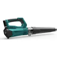 LTPRTZ Accu Bladblazer - Soffiatore da giardino senza fili - Manutenzione del giardino efficiente - Motore brushless - 800 m³/ora - Blu e nero