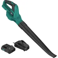 LTPRTZ Accu Bladblazer - Soffiatore per giardino - Manutenzione efficiente del giardino - Motore potente da 785 watt - 180 km/h - Nero