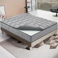 MaterassieDoghe Materasso 100x200 cm, Alto 27 cm, Molle Interconnesse, Ortopedico e Indeformabile Rigidità H3, Memory Foam3 cm, 100% Italy , Sfoderabile