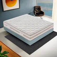 MaterassieDoghe Materasso 80x190 cm, Alto 25 cm, 800 Molle Insacchettate, 9 zone differenziate, Rigidità H3, Memory Foam 5 cm, 100% Italy