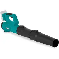 LTPRTZ Accu Bladblazer - Soffiatore per giardino - Rimuove rapidamente le foglie - Design assiale, potente - 420 m³/ora - Colore: verde