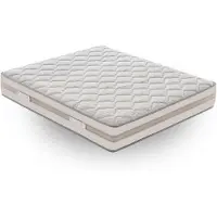 MaterassieDoghe Materasso 150x200 cm, Alto 25 cm, 800 Molle Insacchettate, 9 zone differenziate, Rigidità H2, Memory Foam 5 cm, 100% Italy , Sfoderabile