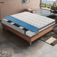 MaterassieDoghe Materasso 90x190 cm, Alto 26 cm, 800 Molle Insacchettate, 5 zone differenziate, Rigidità H3, Memory Foam 5 cm, 100% Italy