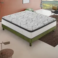 MaterassieDoghe Materasso 80x190 cm, Alto 25 cm, in Schiuma HR, Ortopedico e Indeformabile Rigidità H4, Reversibile Lato Estate/Inverno, 100% Italy