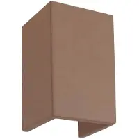 Redo Outdoor PETRA AP LED 2x6W IP54 – diametro 11,2 cm, altezza 20 cm – terracotta, 2700K