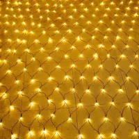LILIIN , catena luminosa LED, 6x2 metri, 280 LED, luce bianco caldo, 8 modalità di illuminazione, estendibile, spina EU, ideale per decorazioni interne