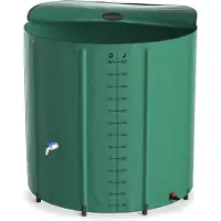 LTPRTZ Contenitore per l'acqua pieghevole - Serbatoio per l'acqua da giardino - Ideale per l'irrigazione del giardino - Design salvaspazio - Capacità: 750 litri - Ecologico