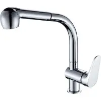 DP GRIFERIA Miscelatore per lavabo, estraibile, con bocchetta girevole ad alto pescaggio, modello Alelí