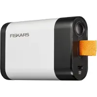 Fiskars Batteria da 12V-4Ah per potatori o troncarami a batteria . Power bank. Cavo USB-C incluso.