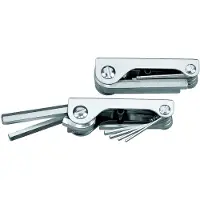 Gedore Set di chiavi esagonali a L in clip 9 pezzi 5/64-1/4AF SCL 42-90 A