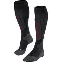 Falke Women's SK5 Expert Calze da sci Donna (37-38, nero/grigio)