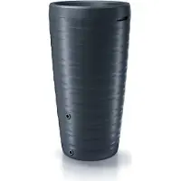 Merkloos Serbatoio per acqua piovana - 240 litri - 59,3 x 59,3 x 111 cm - Plastica - Antracite