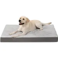 OEM Cuccia ortopedica per cani, impermeabile, lavabile, grigia, 105x70 cm