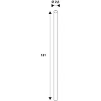 SLV LED-Tube C T8, G13, 24 W, lunghezza 151 cm, 4.000 K