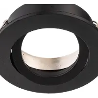 Brumberg Loop-R, cornice per faretti da incasso, nera
