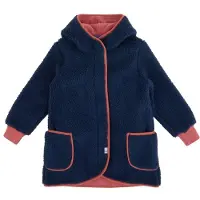 Finkid Kid's Likka Nalle Giacca in pile Bambini (140/150, blu)