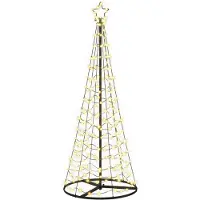 Syfax Albero di Natale LED a spirale con base EKENAS 180 cm 220 LED