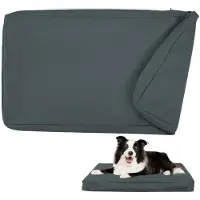 Sonstiges Copertura impermeabile per cuccia per cani, colore grigio scuro, dimensioni L: 102 x 69 x 10 cm