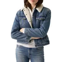 Levi's Giacca di mezza stagione 'Original Sherpa Trucker' blu denim
