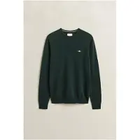 Gant per uomo. 87311 Maglione di lana di pecora verde (XXL), Casual