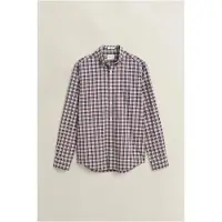 Gant Camicia blu scuro / rosso carminio / bianco